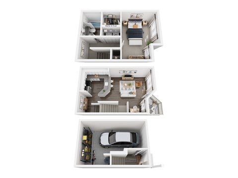 Floor plan for 1 bed, 1 bath, 780 sqft